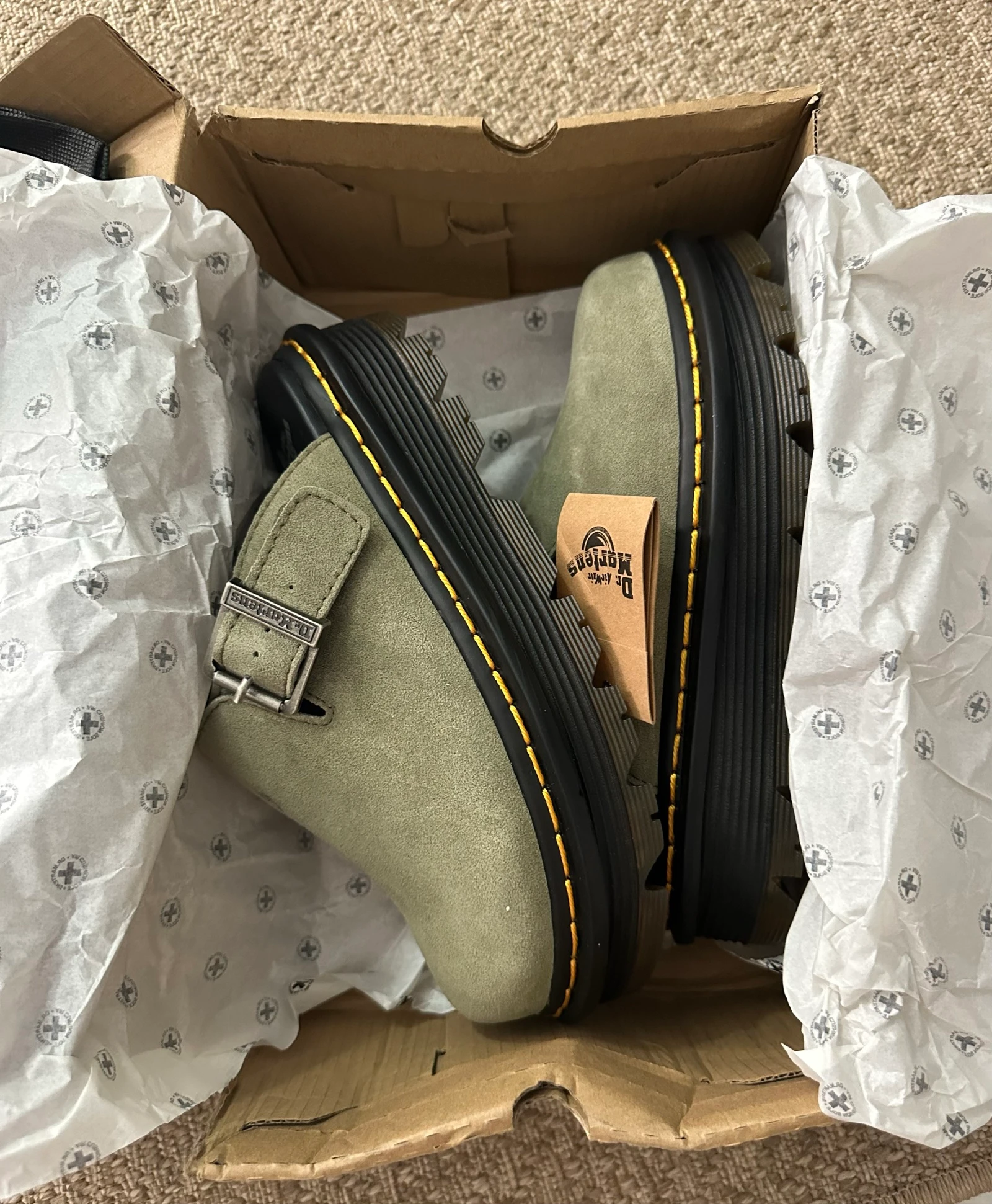 Dr. Martens khaki mules size 37 – photo 3